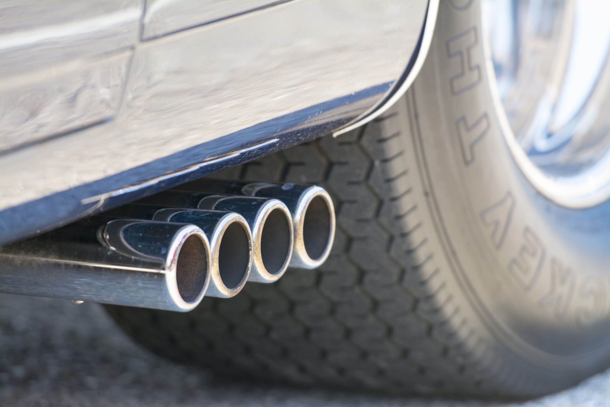 how to clean exhaust tips