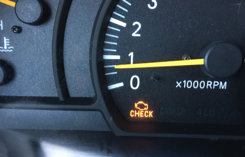 Jeep check engine light