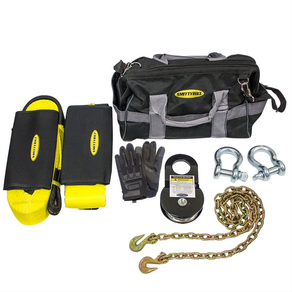 Tow straps and recovery