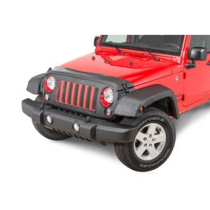 lebra jeep wrangler jk ノーズブラ ノーズガード Covercraft LeBra Premium Nose Bra in Black for 18+ Jeep Wrangler