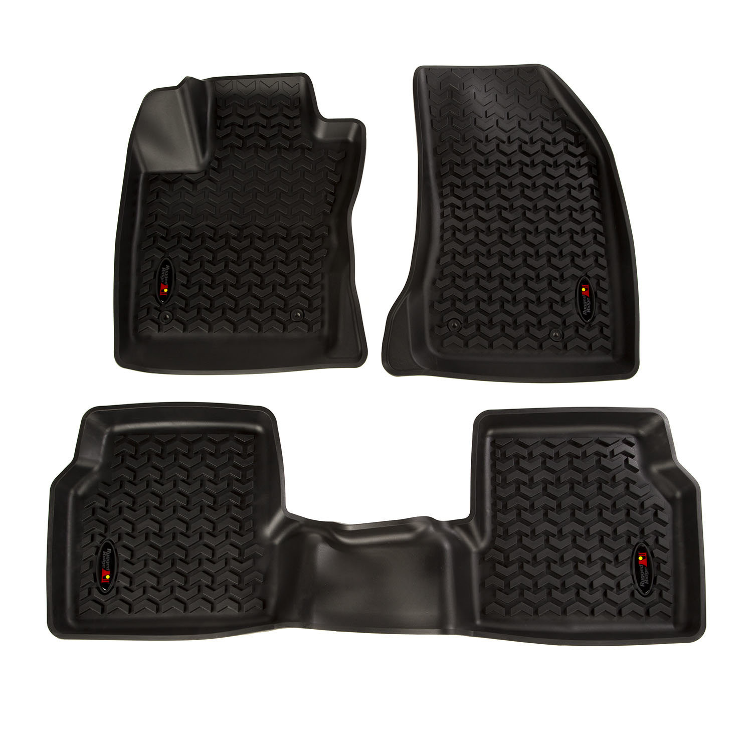 Just Jeeps Rugged Ridge All Terrain Front And Rear Floor Liner Kit