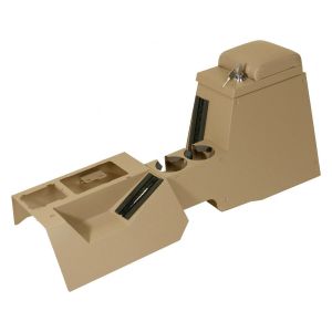 Tuffy Products Series II Security Console Full Length In Camel/Light Tan For 1997-06 Jeep Wrangler TJ & TLJ Unlimited Models Without Factory Subwoofer Option 040-05
