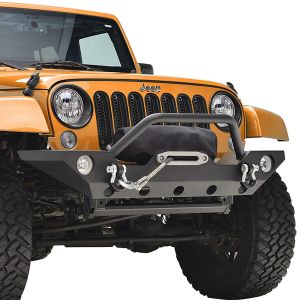 Paramount Automotive Mid-Width Front Bumper with OE Fog Light Provision for 07-18 Jeep Wrangler JK, JKU 51-0328