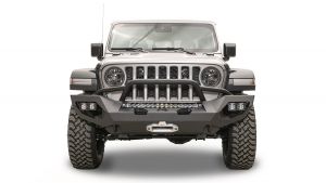 Fab Fours Matrix Front Bumper with Pre-Runner Guard for 18-24 Jeep Wrangler JL and Gladiator JT JL18-X4652-1-