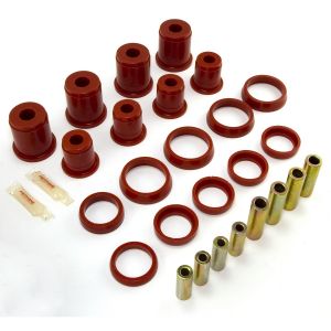 Rugged Ridge Control Arm Bushing Kit Front Red For 1997-06 Jeep Wrangler TJ & Unlimited Models 1-204