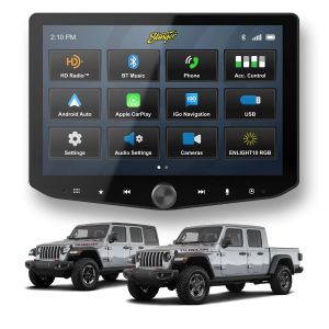 Stinger Off-Road HEIGH10+ Radio Fully Integrated Kit for 18-23 Jeep Wrangler JL, JLU & Gladiator JT RB10JW18HP