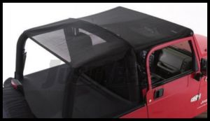 Rampage Combo Brief And Island Topper Black Mesh For 1992-95 Jeep Wrangler YJ Models 94101