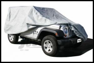 Rampage 4 Layer Full Cover in Grey For 2007-18 Jeep Wrangler JK Unlimited 4 Door (includes Lock Cable & Storage Bag) 1204