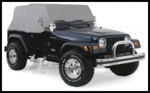 Rampage Water Resistant Cab Cover For 1987-91 Jeep Wrangler YJ Gray 1160