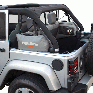 Rightline Gear (Grey) Storage Bags, Rear Left & Right Side 19.75" (Pair) For 2007-18 Jeep Wrangler JK Unlimited 4 Door Models 100J75