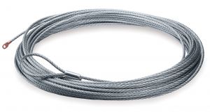 WARN Winch Line Replacement Wire Rope 80ft. X 5/16" Or 24m X 8mm Includes Loop Thimble 38310