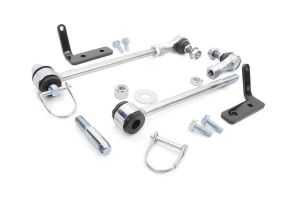Rough Country Front Sway Bar Quick Disconnects For 2007-18 Jeep Wrangler JK 2 Door & Unlimited 4 Door With 2½" Lift 1029