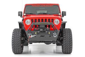 Rough Country Stubby Front Trail Bumper For 2018+ Jeep Gladiator JT & Wrangler JL 2 Door & Unlimited 4 Door Models