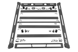 Rough Country Roof Rack System without LED Lights For 2007-18 Jeep Wrangler JK 2 Door & Unlimited 4 Door Models 10605