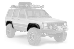 Bushwacker Flat Style Fender Flares For 1984-01 Jeep Cherokee XJ Models