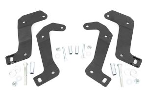 Rough Country Front Control Arm Relocation Brackets for 18+ Jeep Wrangler JL & Gladiator JT 110602