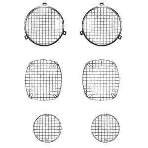 Rugged Ridge Stainless Mesh Light Guard Set 1976-86 CJ Series 11102.01