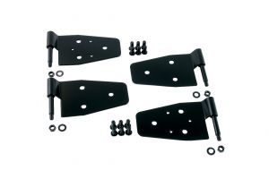 Rugged Ridge Door Hinge Set Black For 1987-06 Wrangler YJ/TJ