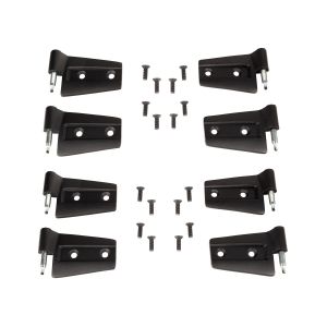 Rugged Ridge 8 Piece Door Hinge Kit For 2007-18 Jeep Wrangler JK Unlimited 4 Door Models 11202.32