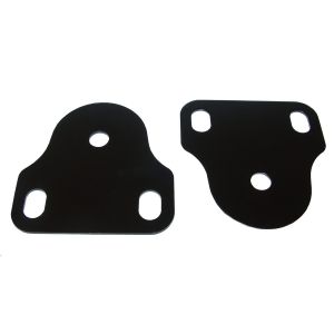 Rugged Ridge Windshield Hinge Inner Bracket Set Black For 1976-95 Jeep Wrangler YJ and CJ 11208.01