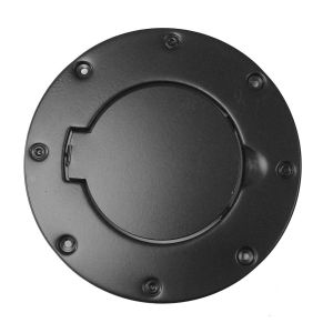 Rugged Ridge Billet Style Gas Hatch Cover in Black Powdercoated Steel 1997-06 TJ Wrangler, Rubicon and Unlimited 11229.01