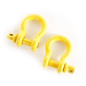 Rugged Ridge 3/4" Yellow D-Rings 9,500 Pound Load Limit (Pair) 11235.15