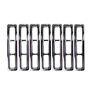 Rugged Ridge Grille Inserts Chrome For 1997-06 TJ Wrangler, Rubicon and Unlimited 11306.02