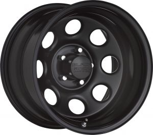 Black Rock Series 997 Type 8 Steel Wheel in Matte Black for Jeep Vehicles with 5x4.5 Bolt Pattern 997-