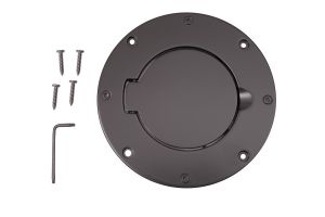 Rugged Ridge Aluminum Gas Hatch Cover For 1997-06 Jeep Wrangler TJ & TJ Unlimited Models 11425.01-