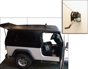 Lange Originals Hoist-A-Top Hardtop Removal System Crank Style For 2004-06 Jeep Wrangler TLJ Unlimited Model 014-502