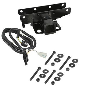 Rugged Ridge Rear Hitch 2" With Wiring Harness For 2007-18 Jeep Wrangler JK 2 Door & Unlimited 4 Door Models 11580.51