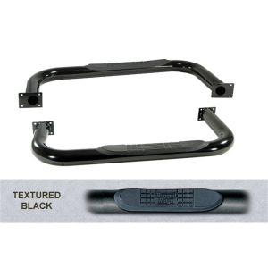 Rugged Ridge Side Step Bars Textured black powder coat For 1976-86 CJ7 11591.02