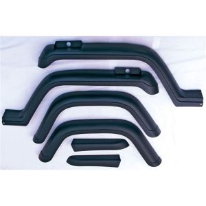Omix-ADA 6 Piece Fender Flare Kit with Hardware (Stock Width) 1987-95 Jeep Wrangler YJ 11602.01