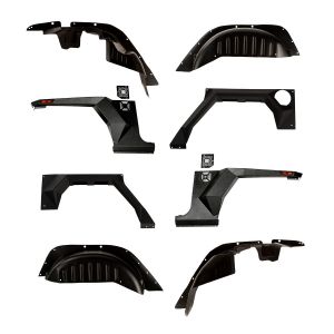 Rugged Ridge Front & Rear XHD Armor Fender & Liner Kit For 2007-18 Jeep Wrangler JK Unlimited 4 Door Models 11615.06