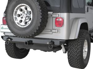 HyLine OffRoad Standard Rear Bumper with 2" Receiver Hitch for 87-06 Jeep Wrangler YJ, TJ & Unlimited 250200100