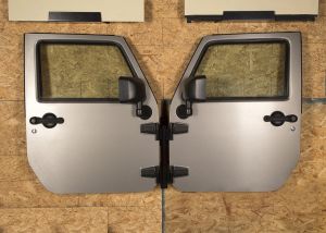 Rugged Ridge Wall Mount Door Holders for 76-25 Jeep Wrangler JL, JK, TJ, YJ & CJ 12107.10