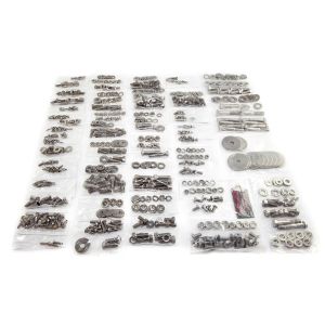 Omix-ADA Stainless Steel Body Fastener Kit (405 pc) For 1955-71 Jeep CJ5 & CJ6 12215.01