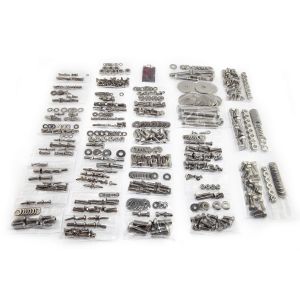 Omix-ADA Stainless Steel Body Fastener Kit (703 pc) For 1987-95 Jeep YJ With Soft Top 12215.12