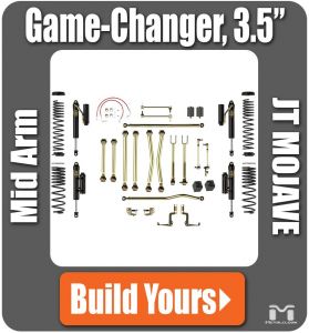 MetalCloak 3.5" Game-Changer Suspension & Lift Kit (Base Kit) for 20+ Jeep Gladiator JT Mojave A7235