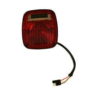 Omix-ADA Tail Light Assembly Passenger Black for 1976-80 Jeep CJ5 CJ8 12403.04