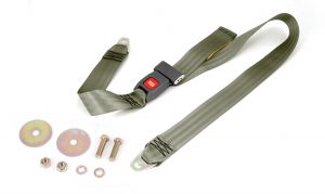 Omix-ADA Lap Seat Belt Olive Non-Retractable For 1987-95 Jeep Wrangler YJ 13202.40
