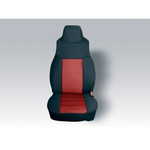 Rugged Ridge Neoprene Custom-Fit Front Seat Covers Red on black 2003-06 TJ Wrangler, Rubicon and Unlimited 13213.53