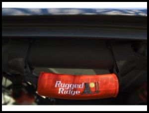 Rugged Ridge Neoprene Grab Handles in Red Universal 13305.31