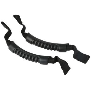 Rugged Ridge Rear Seat Grab Handles Black For 2007-18 Jeep Wrangler JK 2 Door & Unlimited 4 Door Models 13305.10