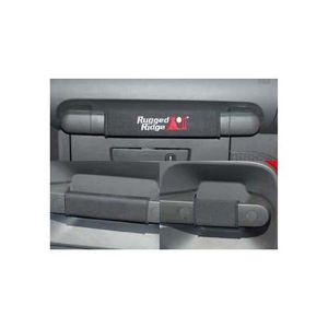 Rugged Ridge Door Handle Wraps in Black 2007-10 JK Wrangler Unlimited 13305.54