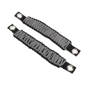 Rugged Ridge Gray Paracord A-Pillar Or Seat Mount Grab Handle For 07-18 Jeep Wrangler JK 2 Door & Unlimited 4 Door Models 13305.83