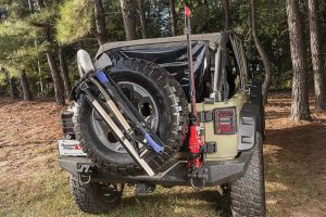 Rugged Ridge Spare Tire Tool Rack System For Universal Applications 13551.63