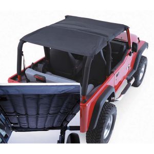 Rugged Ridge Acoustic Island Topper Soft Top, Black Denim for 97-06 Jeep Wrangler TJ 13582.15