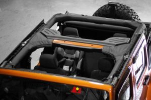 Buy Rugged Ridge Roll Bar Cover in Black For 2007+ Jeep Wrangler Unlimited  JK 4 Door  for CA$