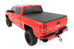 Rough Country Soft Tri-Fold Bed Cover 5'9" Bed For 14-18 & Classic Chevy/GMC 1500 41214550A
